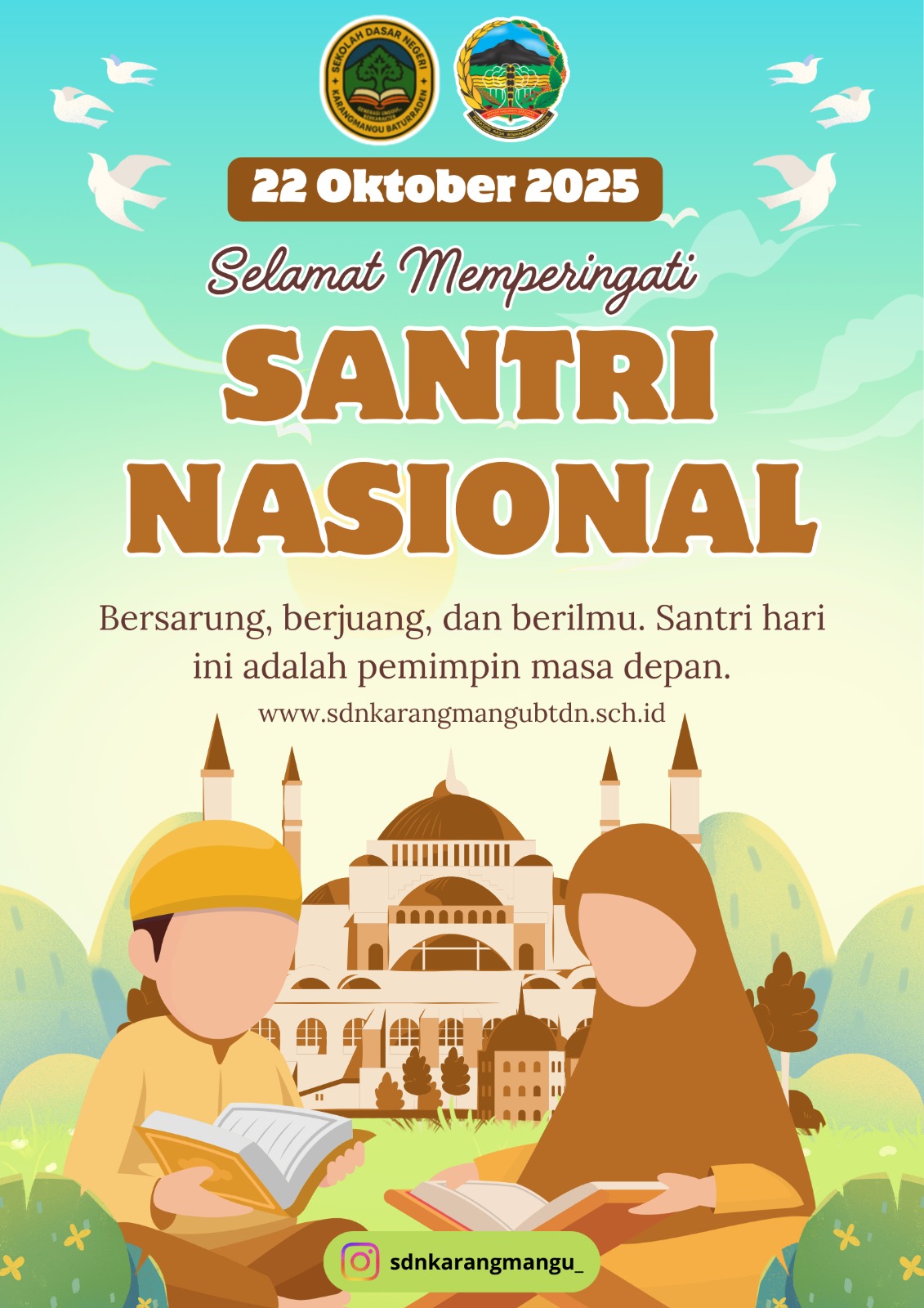 Semangat Santri di Sekolah Umum: SDN Karangmangu Baturraden Isi HSN 2025 dengan Penguatan Karakter dan Moderasi Beragama